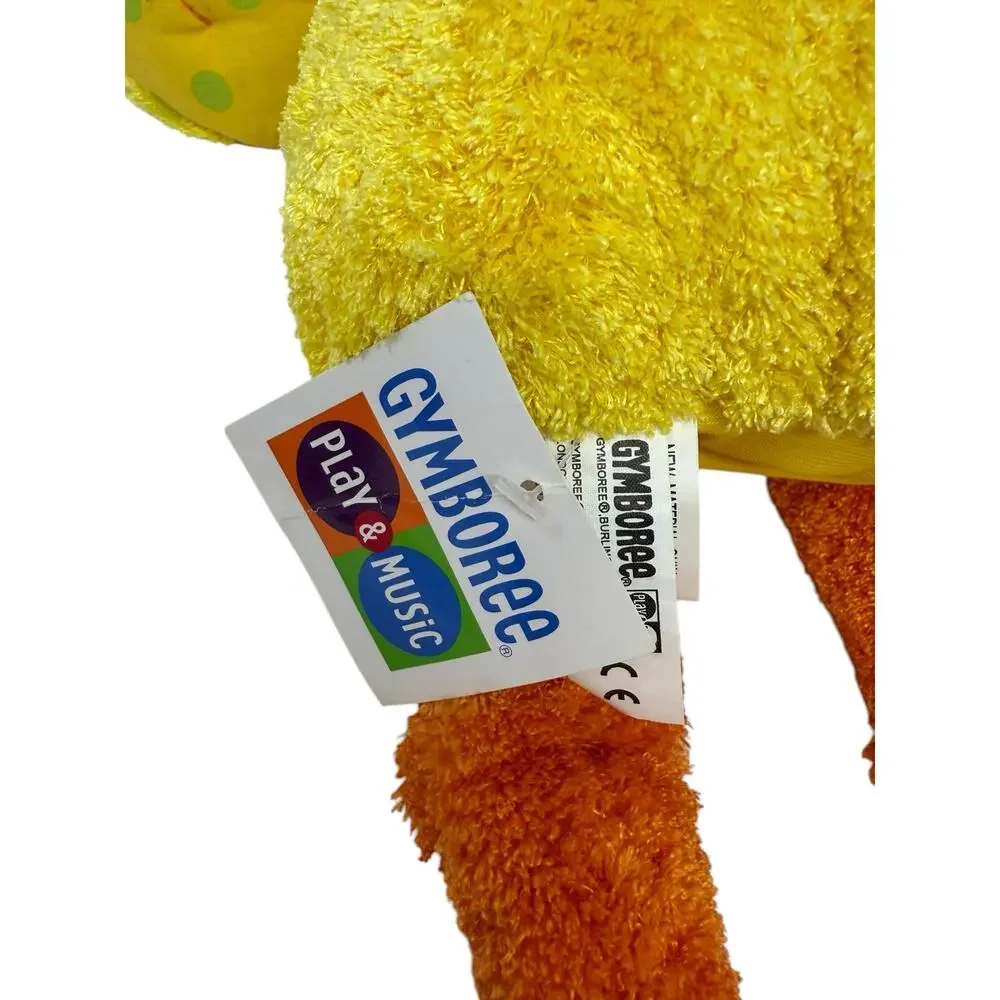 Gymboree 2004 Vintage Yellow Duck Hand Puppet Plush Stuffed Toy Plushie Baby Toy